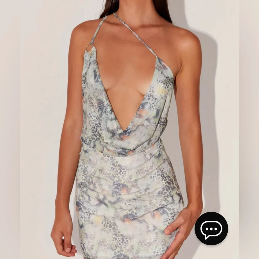 Peppermayo Exclusive - Bohemian Bliss Mesh Mini Dress - Leopard Luxe - Picture 3 of 3